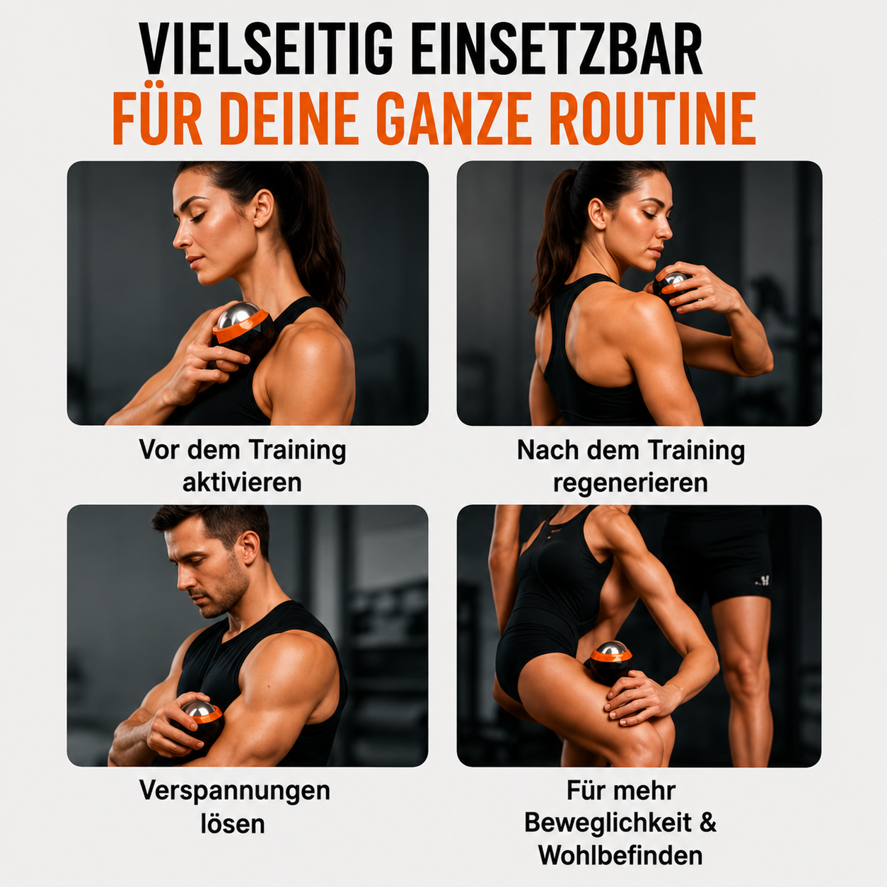 FitLuna Wärme-Kälte-Massageball, Ansicht 5