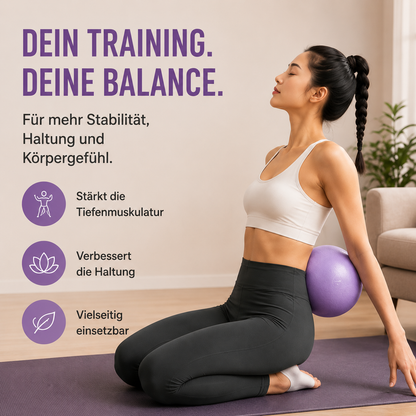 FitLuna Pilates-Ball – Trainingsball für Yoga und Pilates