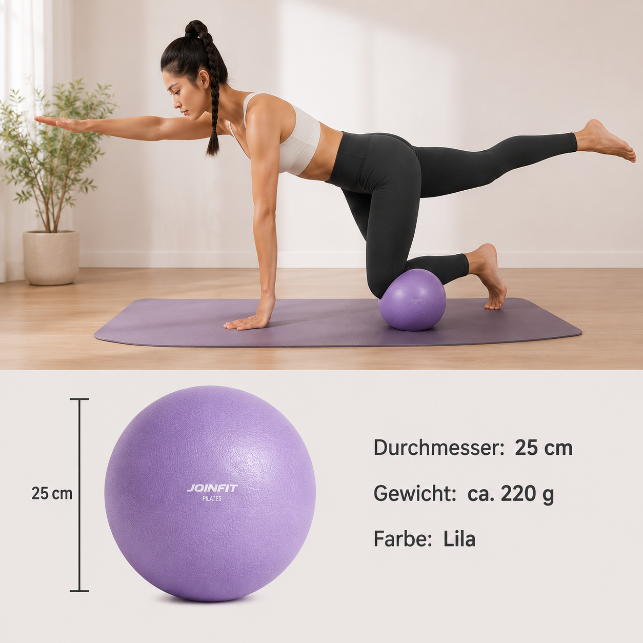 FitLuna Pilates-Ball, Ansicht 5