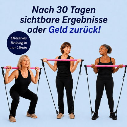 FitLuna Pilates-Stange +Gratis Trainingsplan
